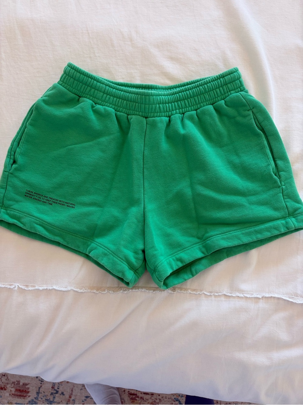 Pangaia 100% Cotton Short in Jade Green, Size XS